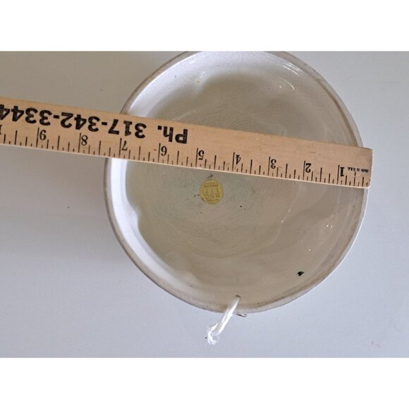 Hand-Painted Italian Ceramic Cheese Dome Floral Ceramiche Bassano Italy 7" Vtg - Picture 9 of 12